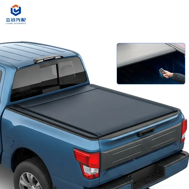 Elektrický pevný hliníkový zatahovací kryt tonneau pro Nissan Mitsubishi