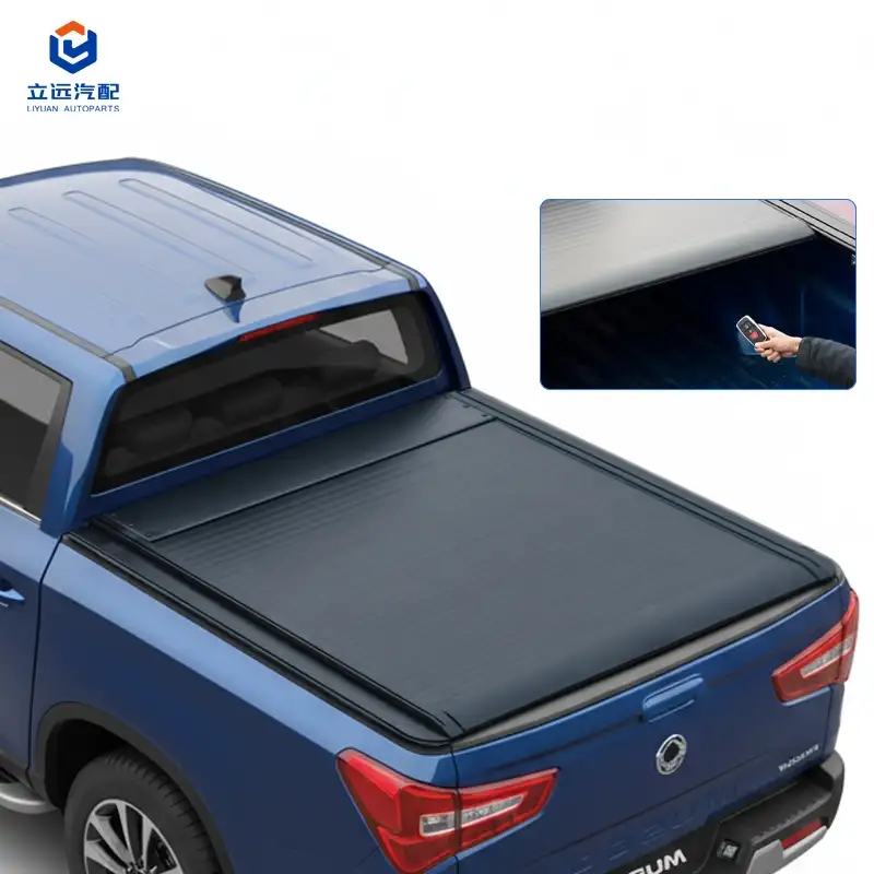 Elektrický pevný hliníkový zatahovací kryt tonneau pro Ssangyong