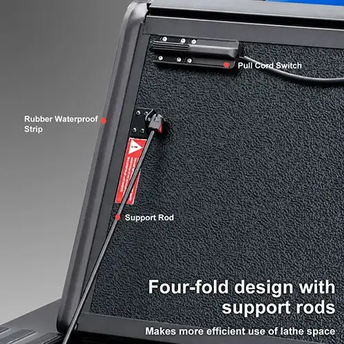 Low Profile Hard Quad-Fold Tonneau Cover for Ford Maverick