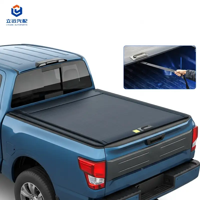 Manuální pevný hliníkový zatahovací kryt na tonneau pro Nissan Mitsubishi
