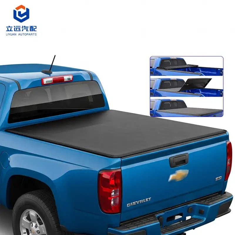 Měkký vinylový Tri-Fold kryt na tonneau pro GMC Chevrolet
